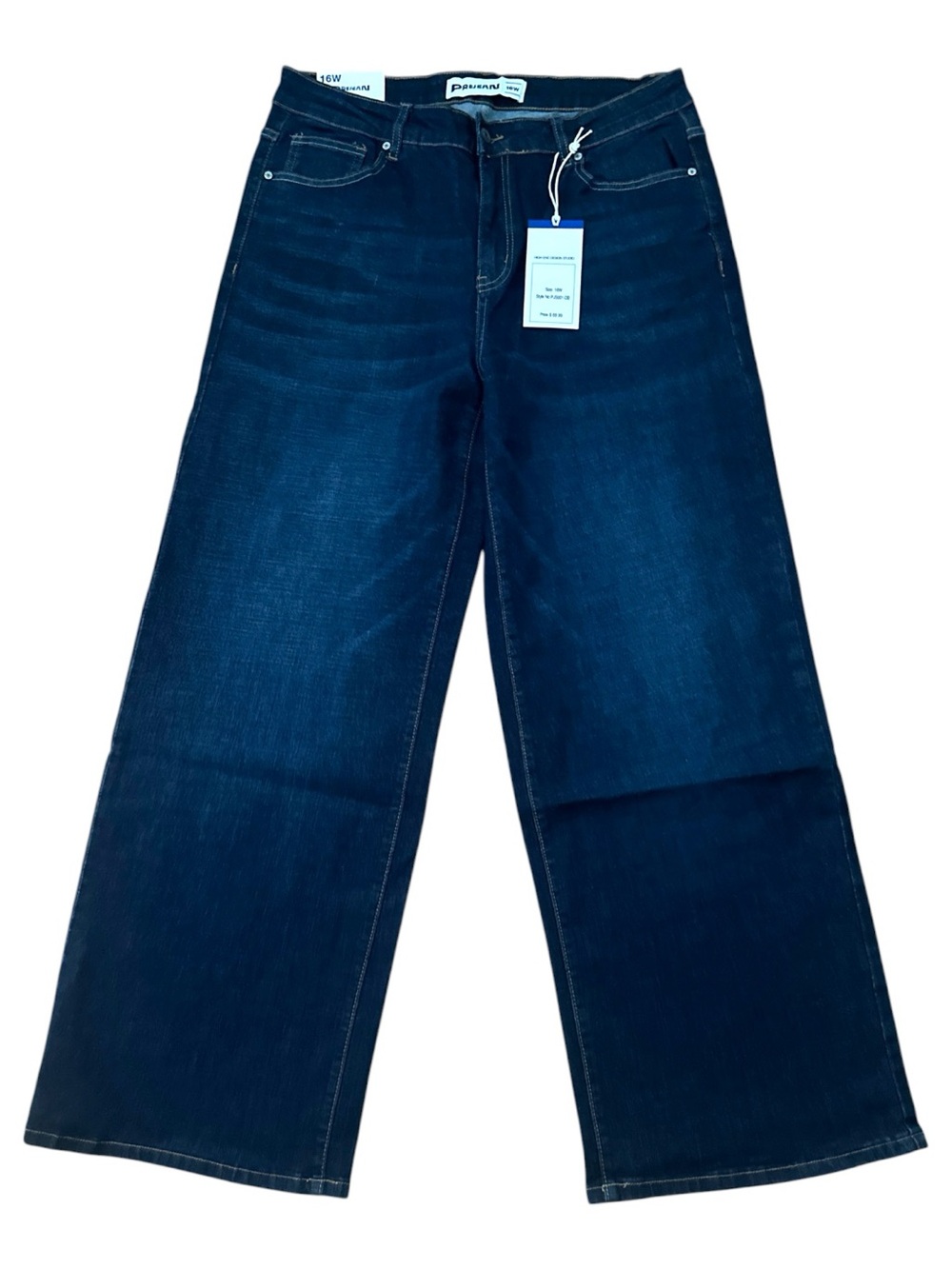 Prejean NWT High Rise Wide Leg Boyfriend Jeans 16W
